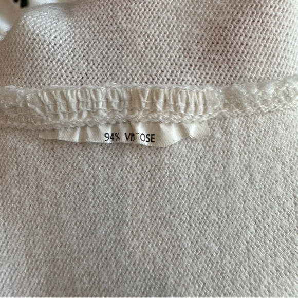 Tricotto Y2K Hippie Net Overlay Top‎ Floral 70s Retro Kidcore Funky 3/4 Sleeve L - Picture 13 of 16